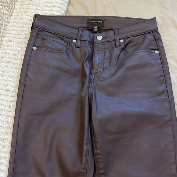 Banana Republic Factory High Rise Slim Coated Jeans - Picture 4 of 9